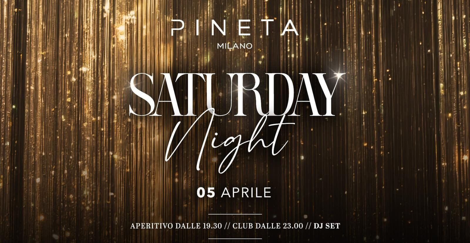 Pineta Milano - Saturday - Sabato 5 Aprile 2025 Pineta Milano - Saturday - Sabato 5 Aprile 2025