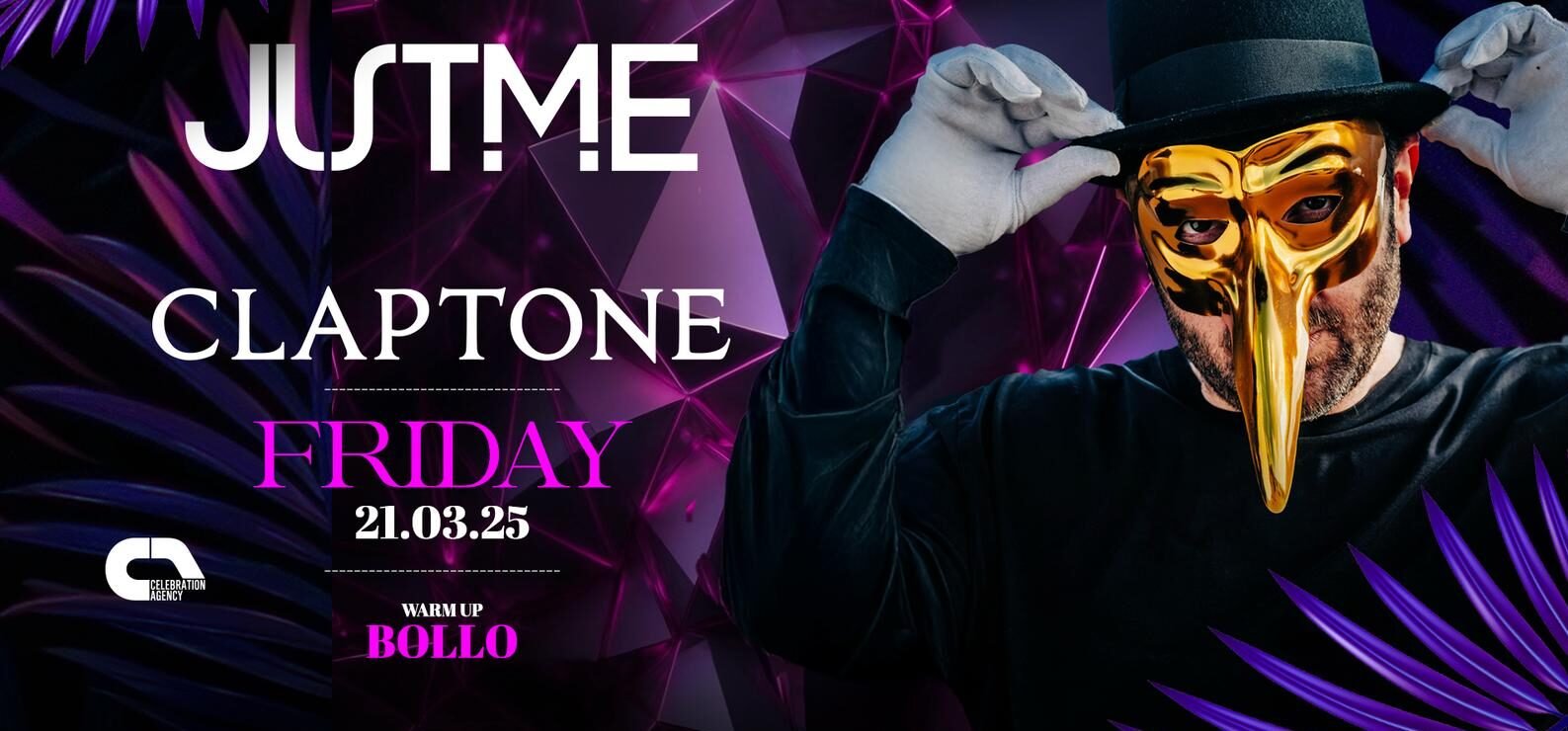 Just Me Milano - Claptone - Venerdì 21 Marzo 2025 Just Me Milano - Claptone - Venerdì 21 Marzo 2025
