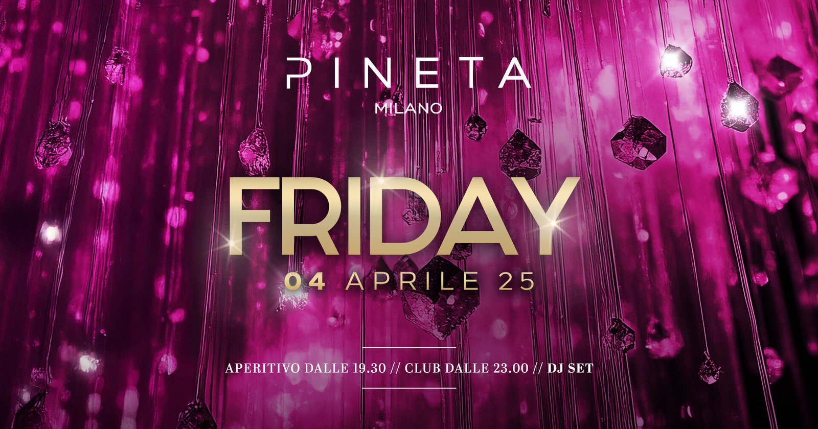 Pineta Milano - Friday - Venerdì 4 Aprile 2025 Pineta Milano - Friday - Venerdì 4 Aprile 2025