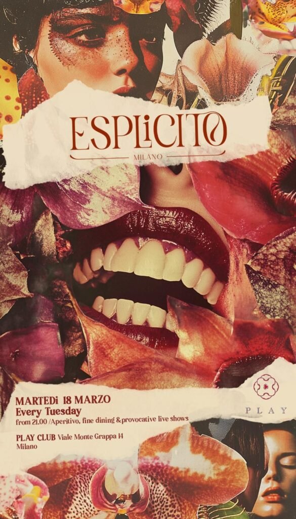 Play Club Milano - Esplicito - Martedi 18 Marzo 2025 Play Club Milano - Esplicito - Martedi 18 Marzo 2025