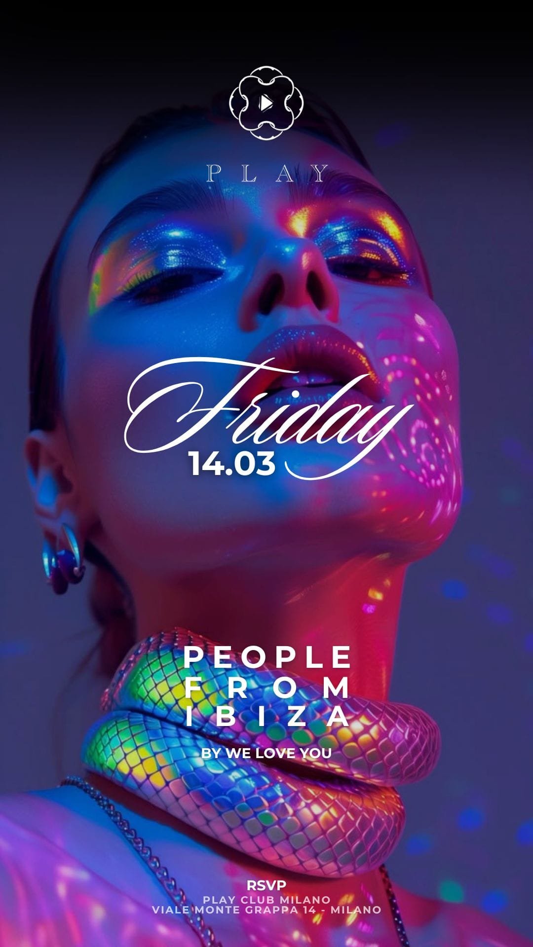 Play Club Milano - Friday - Venerdi 14 Marzo 2025 Play Club Milano - Friday - Venerdi 14 Marzo 2025