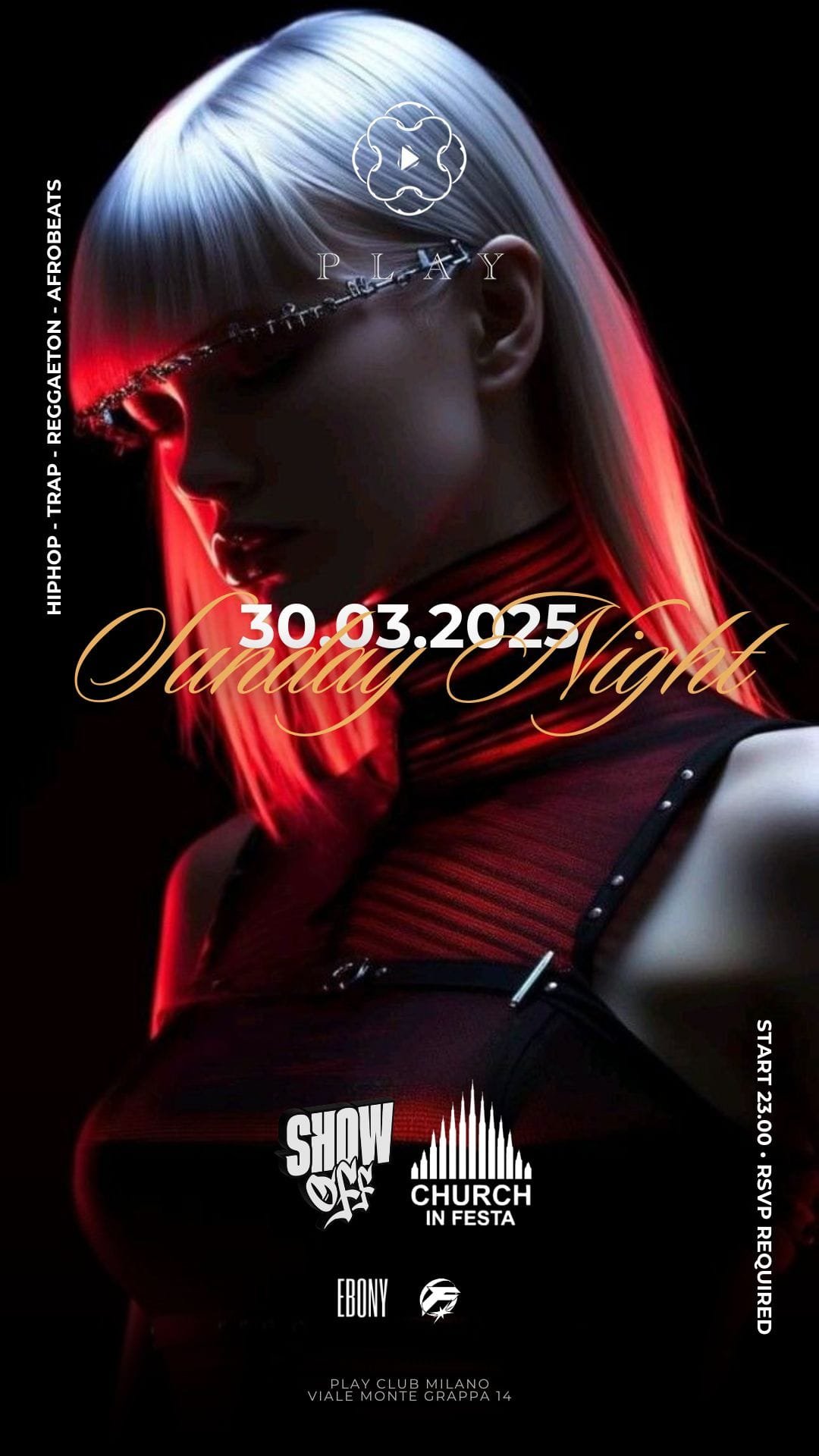 Play Club Milano - Sunday - Domenica 30 Marzo 2025 Play Club Milano - Sunday - Domenica 30 Marzo 2025