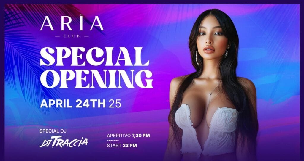 Aria Club Milano - Special Opening - Giovedi 24 Aprile 2025