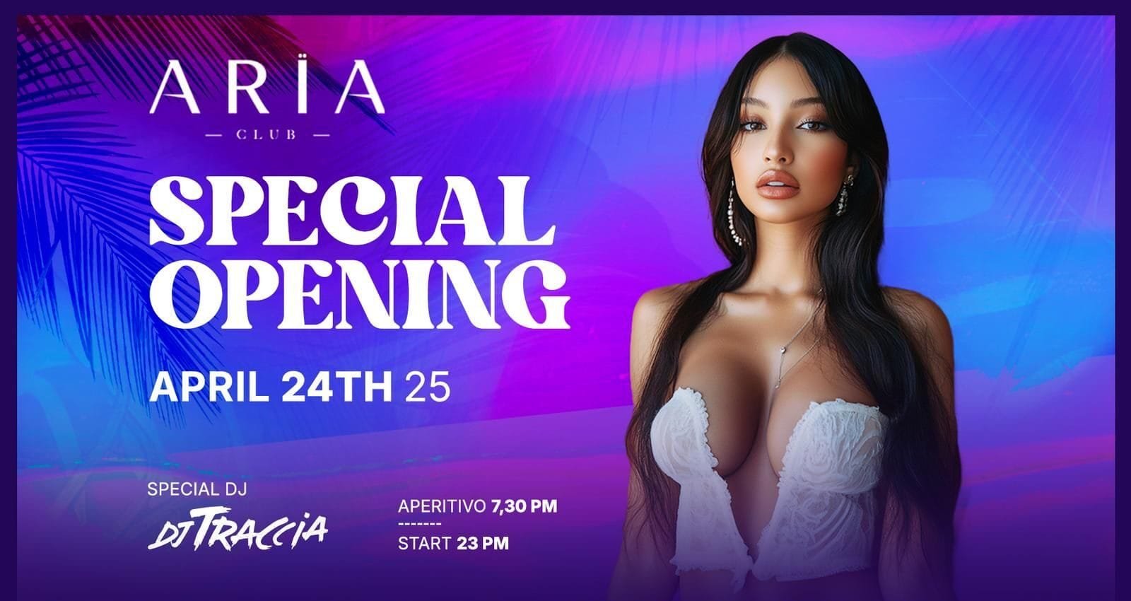 Aria Club Milano - Special Opening - Giovedi 24 Aprile 2025