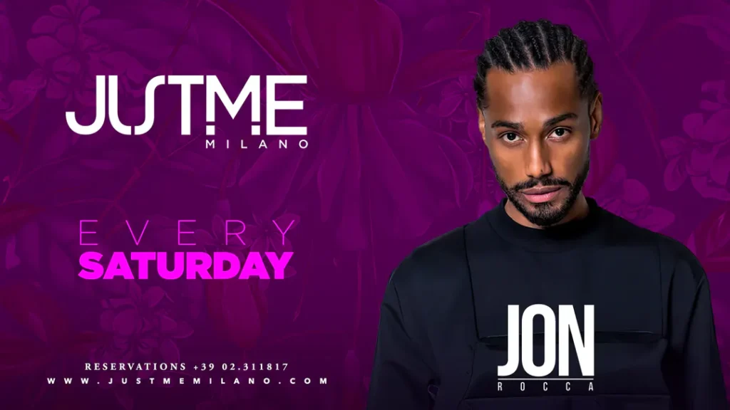 Just Me Milano - Jon Rocca - Sabato 10 Maggio 2025 - Thank you Just Me Milano - Jon Rocca - Sabato 11 Maggio 2025