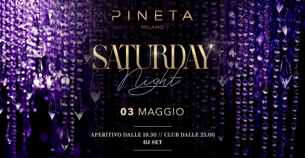 Pineta Milano - Saturday - Sabato 3 Maggio 2025