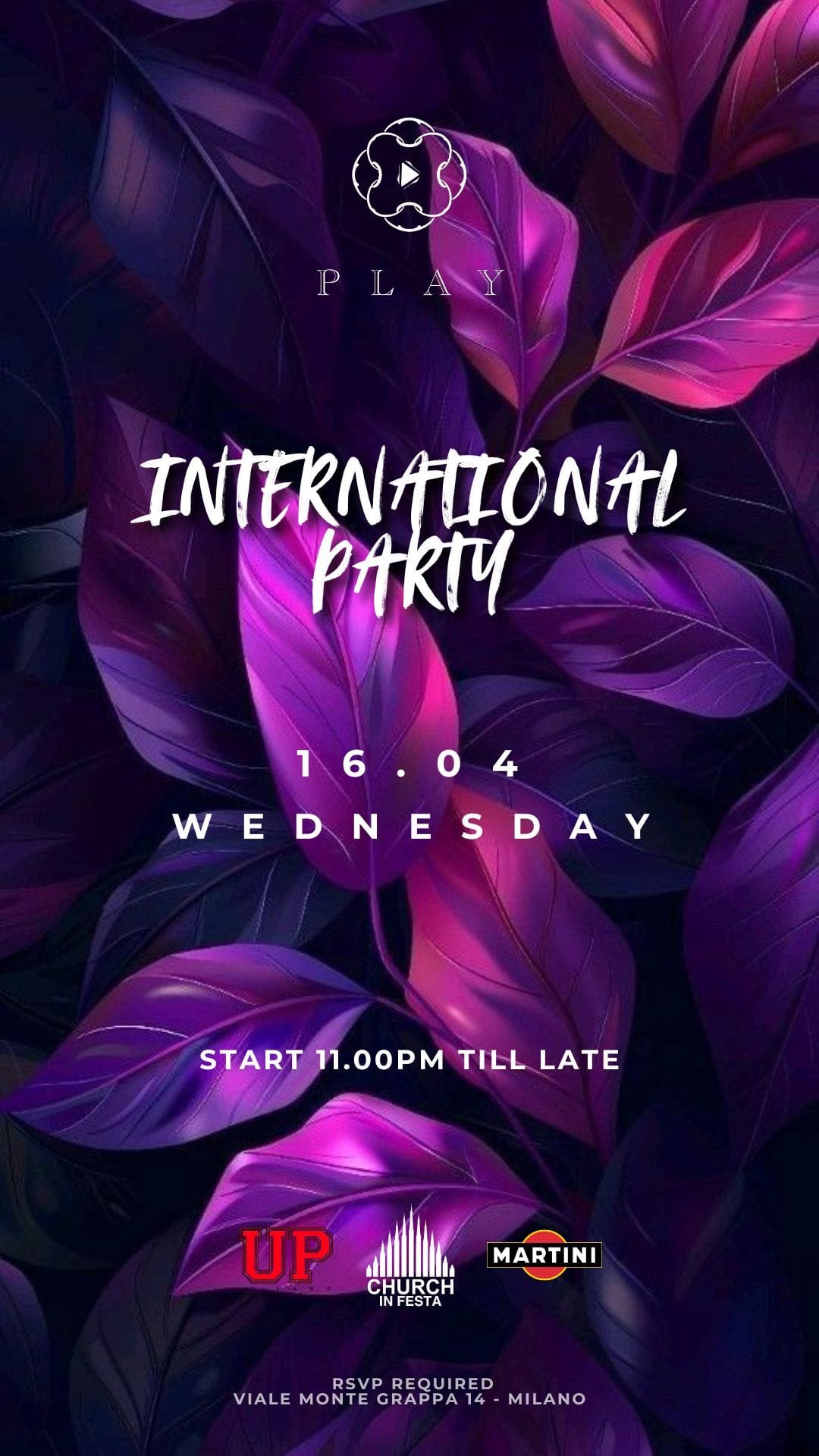 Play Club Milano - International Party - Mercoledi 16 Aprile 2025 Play Club Milano - International Party - Mercoledi 16 Aprile 2025