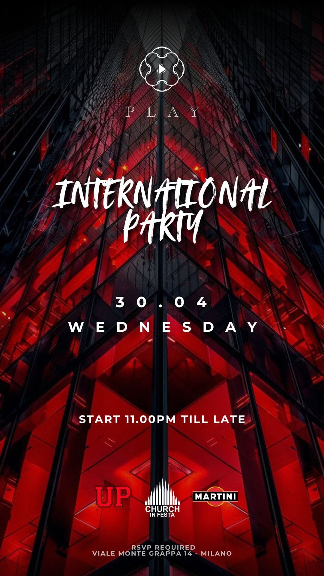 Play Club Milano - International Party - Mercoledi 30 Aprile 2025 Play Club Milano - International Party - Mercoledi 30 Aprile 2025