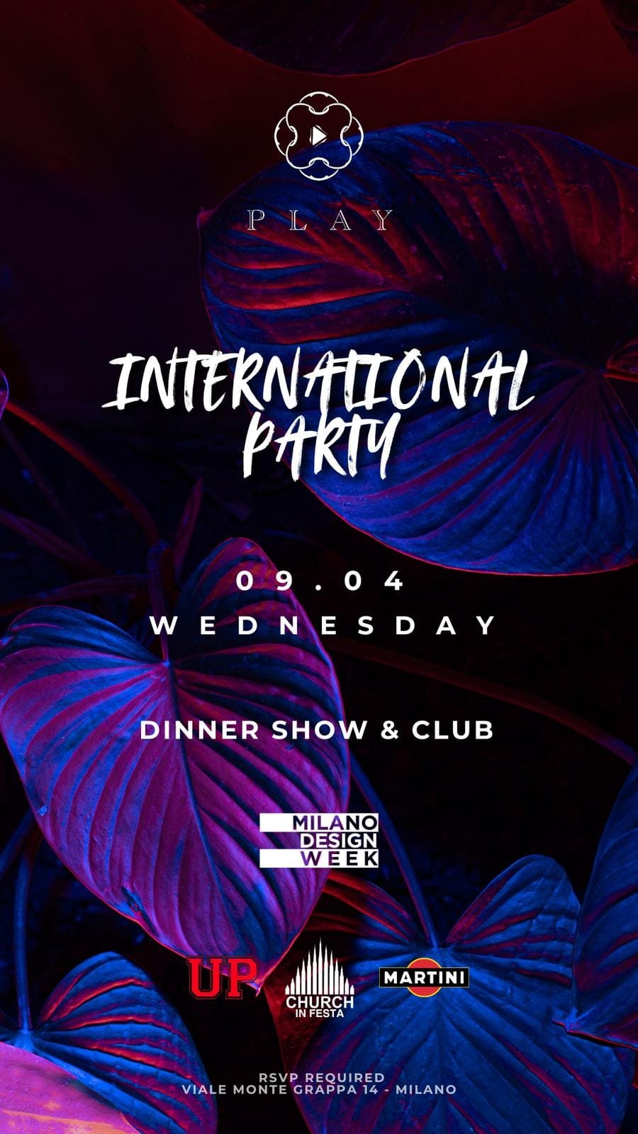 Play Club Milano - International Party - Mercoledi 9 Aprile 2025 Play Club Milano - International Party - Mercoledi 9 Aprile 2025