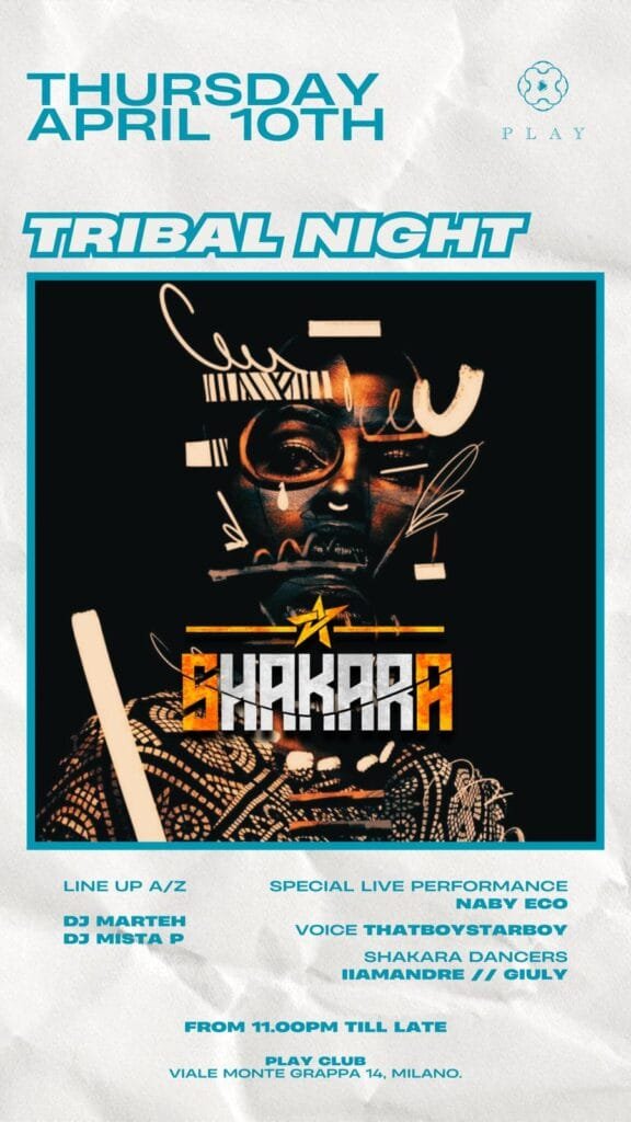 Play Club Milano - Tribal night - Giovedi 10 Aprile 2025 Play Club Milano - Tribal night - Giovedi 10 Aprile 2025