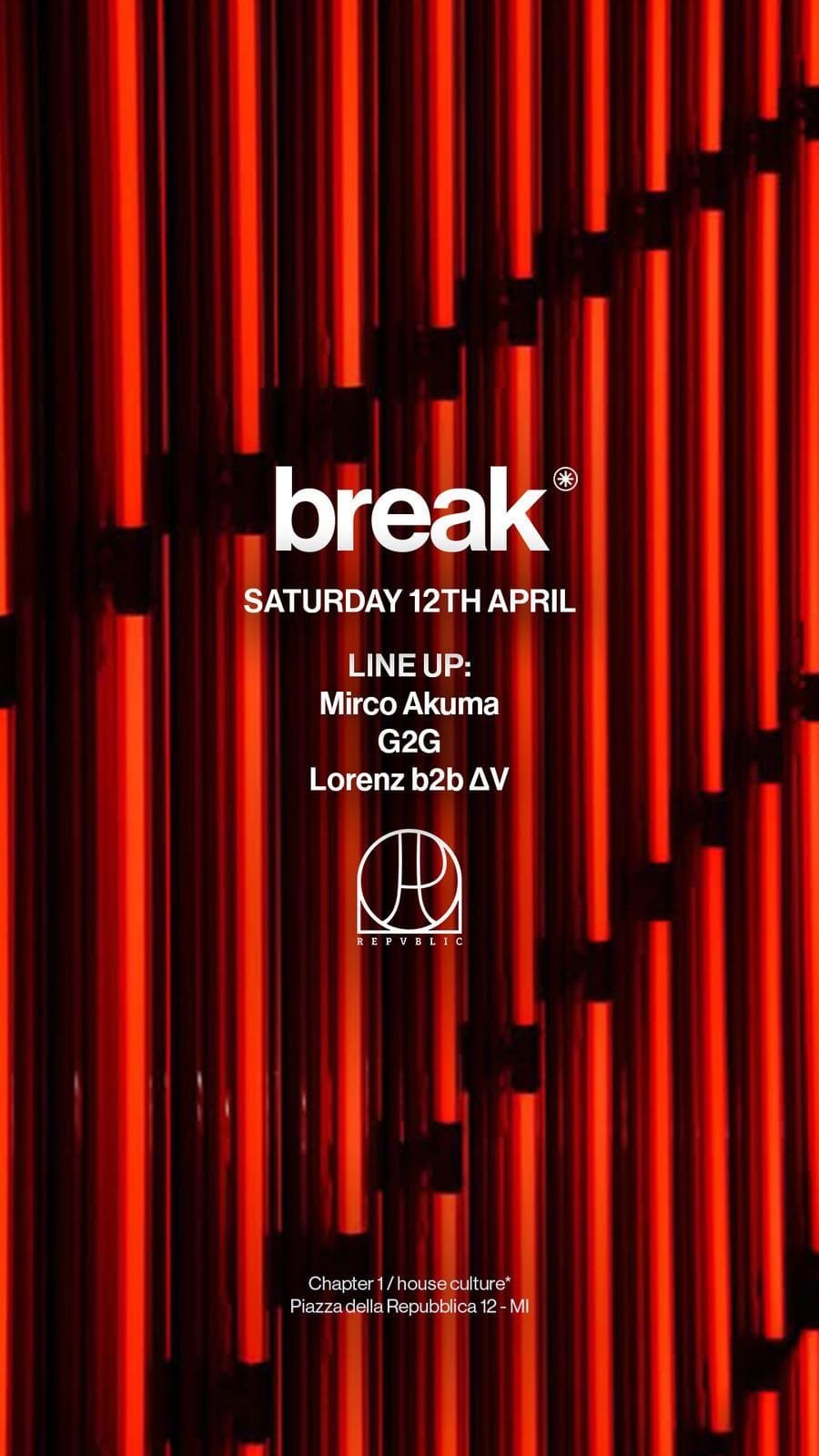 Republic Milano - Break - Sabato 12 Aprile 2025