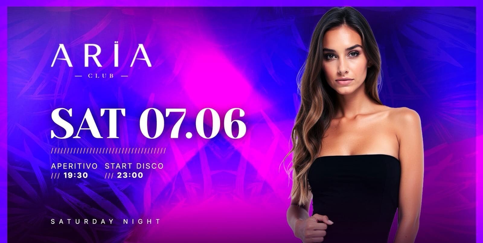 Aria Club Milano - Saturday - Sabato 7 Giugno 2025