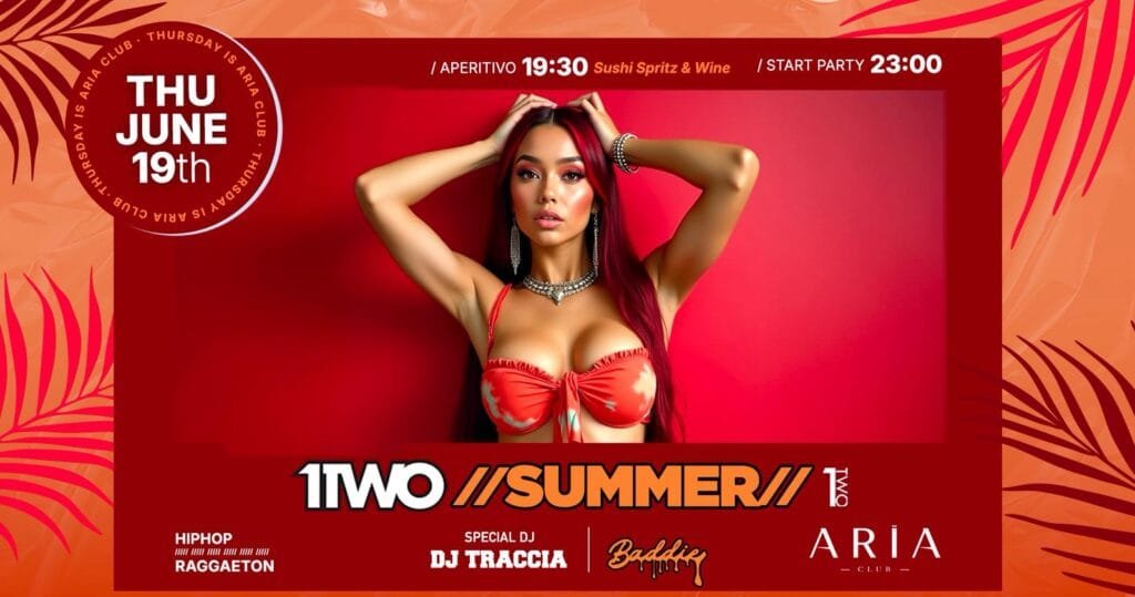 Aria Club Milano - 1TWO Summer - Giovedi 19 Giugno 2025