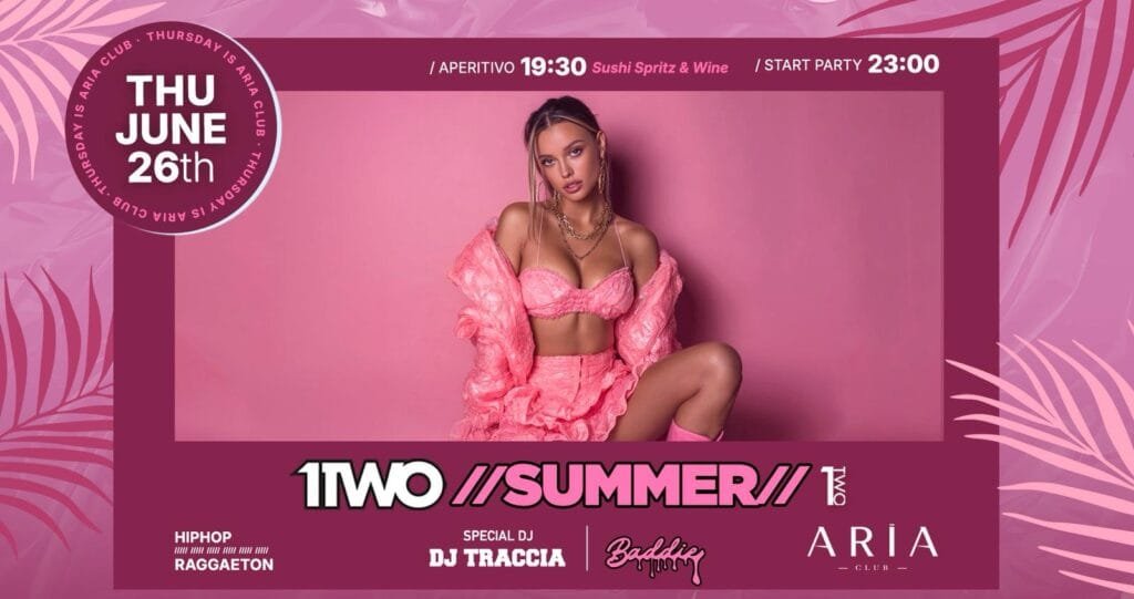 Aria Club Milano - 1TWO Summer - Giovedi 26 Giugno 2025
