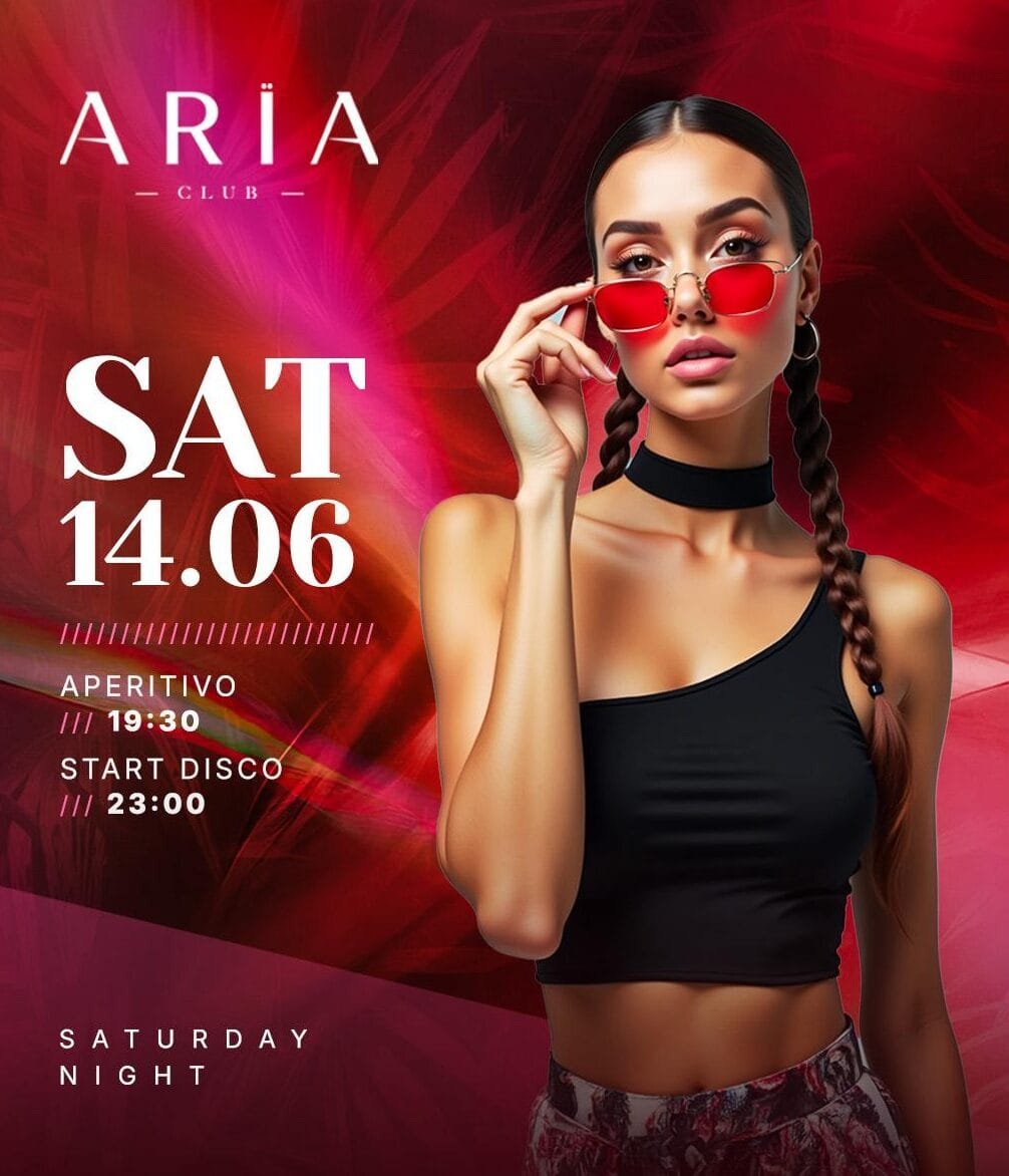 Aria Club Milano - Saturday - Sabato 14 Giugno 2025