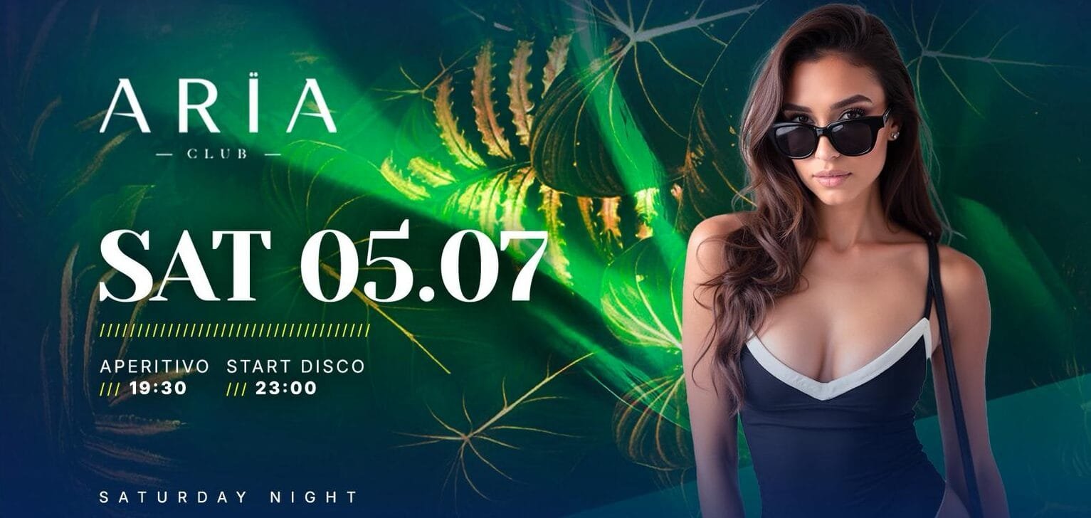 Aria Club Milano - Saturday - Sabato 5 Luglio 2025
