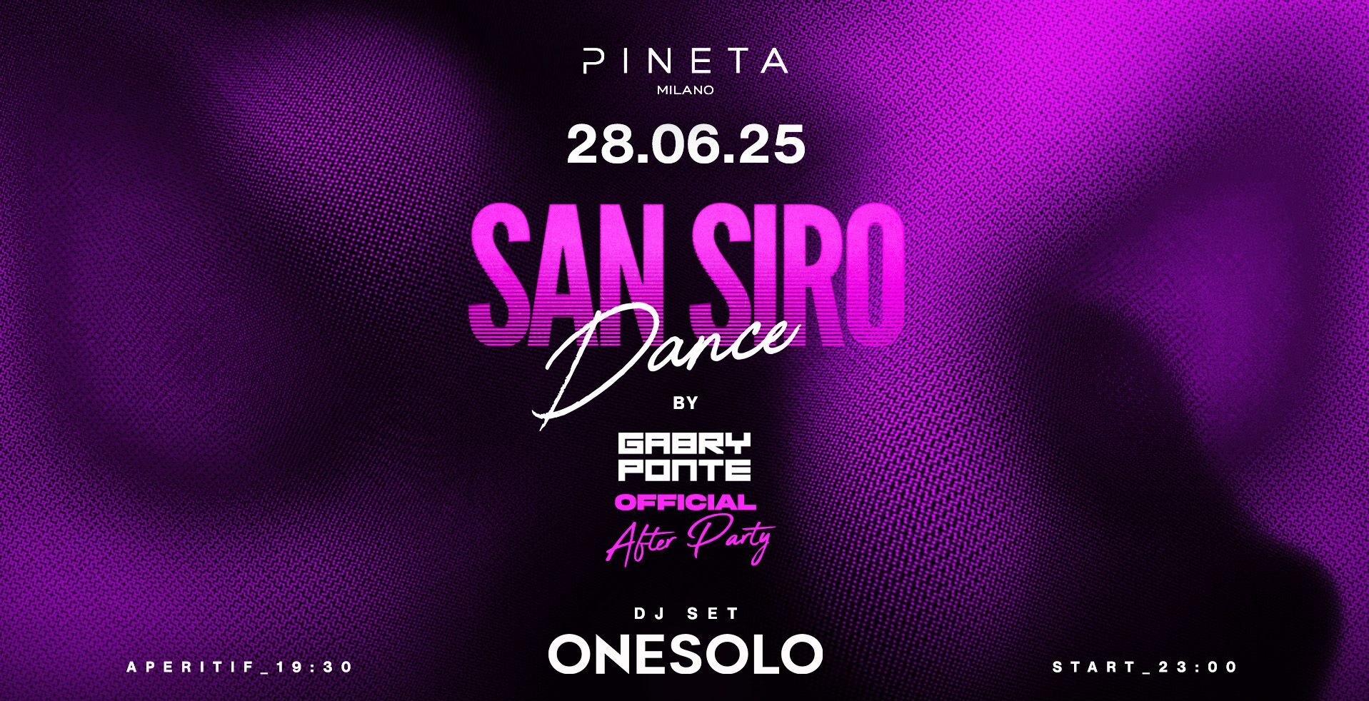 Pineta Milano - Saturday - Sabato 28 Giugno 2025 Pineta Milano - Saturday - Sabato 28 Giugno 2025