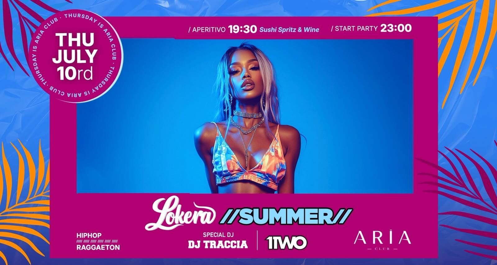 Aria Club Milano - 1TWO Summer - Giovedi 31 Luglio 2025