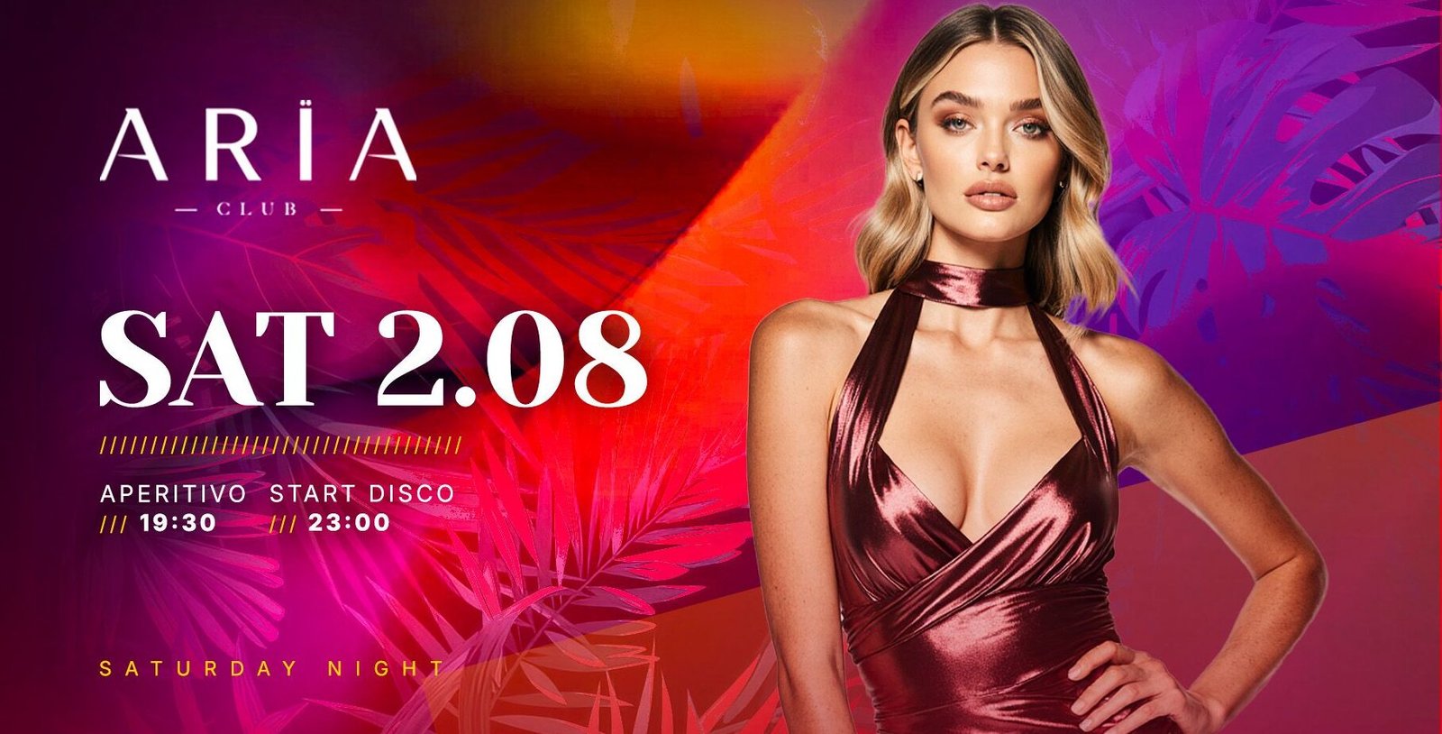 Aria Club Milano - Saturday - Sabato 2 Agosto 2025
