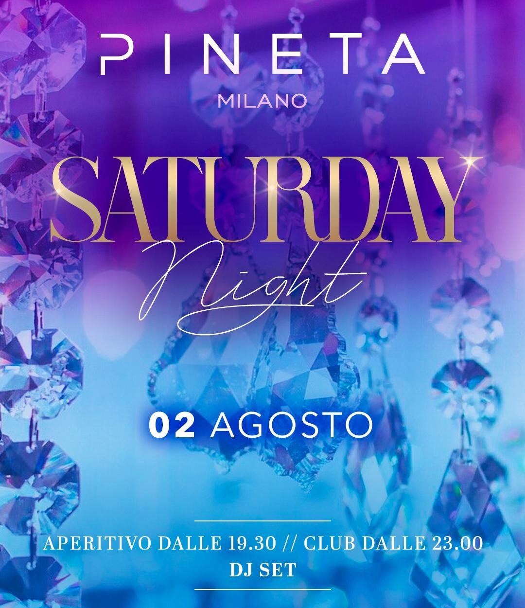Pineta Milano - Saturday - Sabato 2 Agosto 2025