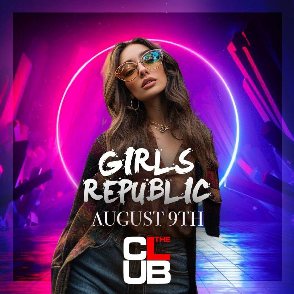 The Club Milano - Girls Republic - Sabato 9 Agosto 2025